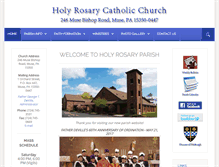 Tablet Screenshot of holyrosarymuse.org